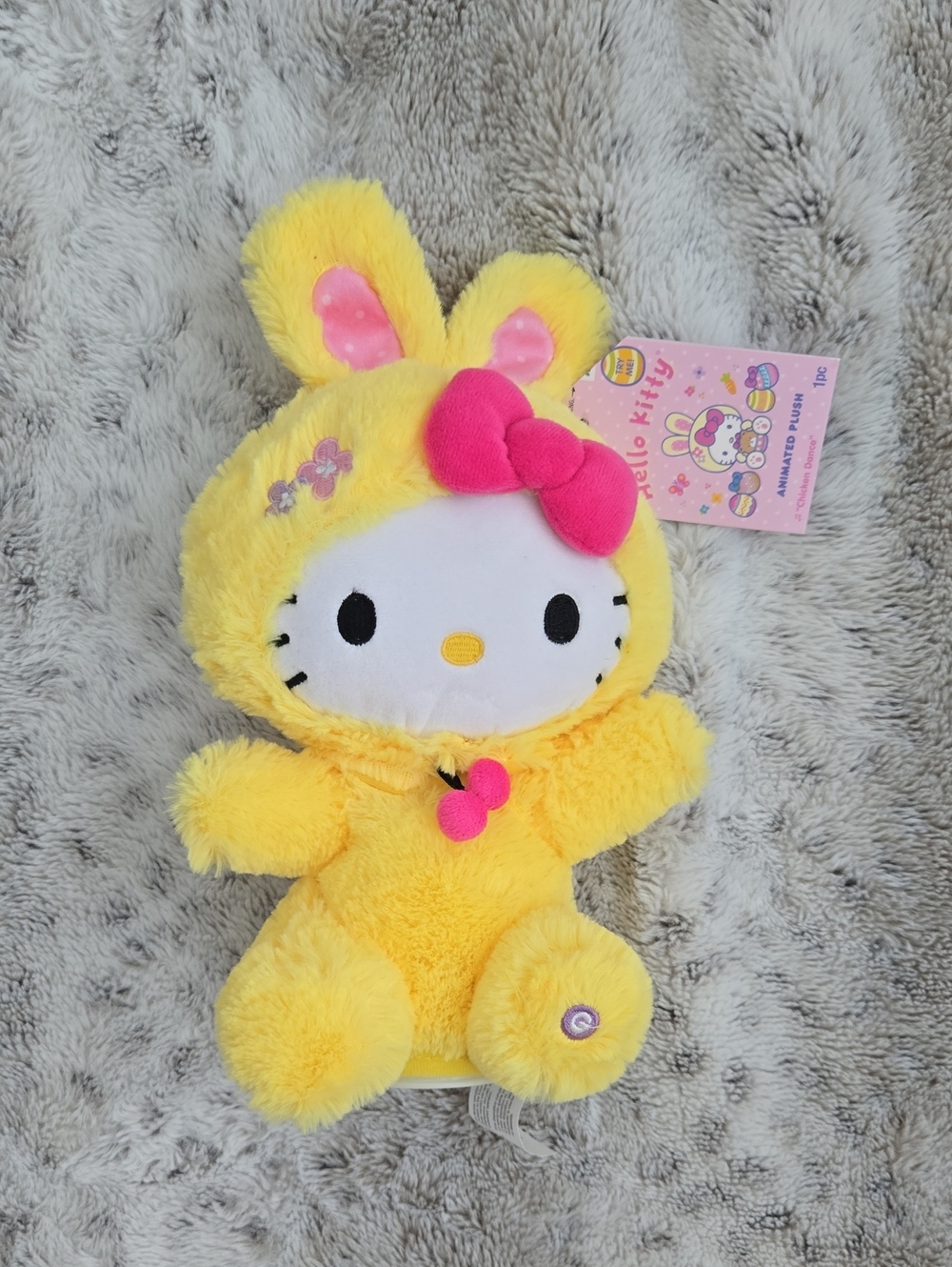 Hello kitty easter animated plush